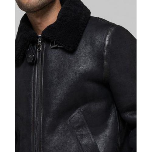 Blouson cuir homme discount redskins